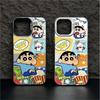 Crayon Shin-chan iPhone 12-17 Gümüş Telefon Kılıfı, 13/14 Sınır Ötesi 12 Pro Max Niş