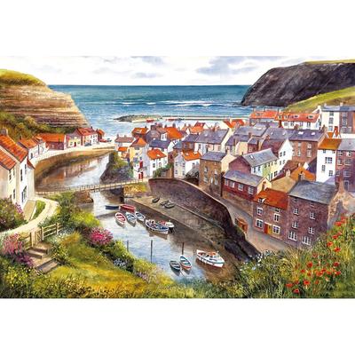 Pintura de Diamantes Taladro Completo Casa Río Barco Imagen Mosaico Bordado de Diamantes