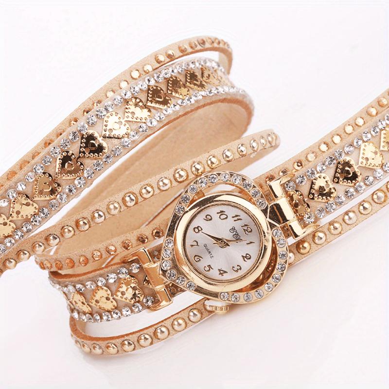 Women Fashion Long Strap Watch Ladies Casual Rhinestone Dress Watch Female Bracelet Wristwatch Relogio Feminino Clock