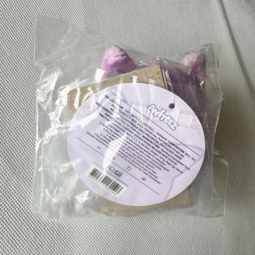 [USED] ANITEEZ POPUP Sandoki Plush Doll with Trading Card