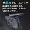Bel cuore Saddle Bag for Water Large Bicycle Road Bike Water Bottle Saddle Fully Small Item Reflective Strap Easy Tail Light Bottles, 1.5L Capacity,