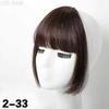 MISS WIG Synthetic Air Bangs Hair Styling Hair Clip Hair Extensions Long And Wide Sideburns Natural Wig Clip In Bangs