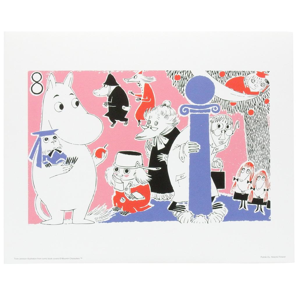 Imported Putinki Moomin Color Mini Comic Book Cover Volume PTK040046 [Officially (Finland)] Poster, Illustration, 8,
