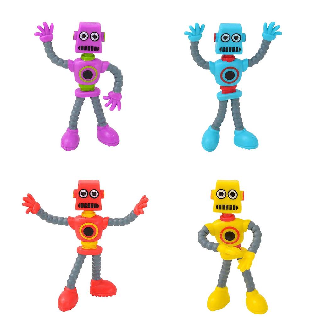 Figets Toys Creative Wire Robot Twisted Tdeformed Ever-Changing  Doll Fun Decompression Tricky Children Toy Christma Gift