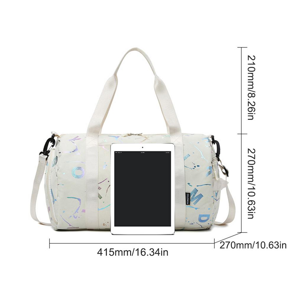 Dívčí chlapecká posilovna, jóga, sportovní taneční taška s oddělenou kapsou na suchý a mokrý materiál, baletní taška s nastavitelnými popruhy, sportovní tašky, víkendová cestovní taška