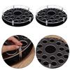 High Capacity Acrylic Wine Rack Organizers Featuring 25 Holes and Builts In Bottle Slot