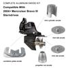 Complete Aluminum Anode Kit Compatible For 2004+ Mercruiser Bravo 3 III Drives Sterndrives Replace for CMBRAVO3KITA, 888761Q02