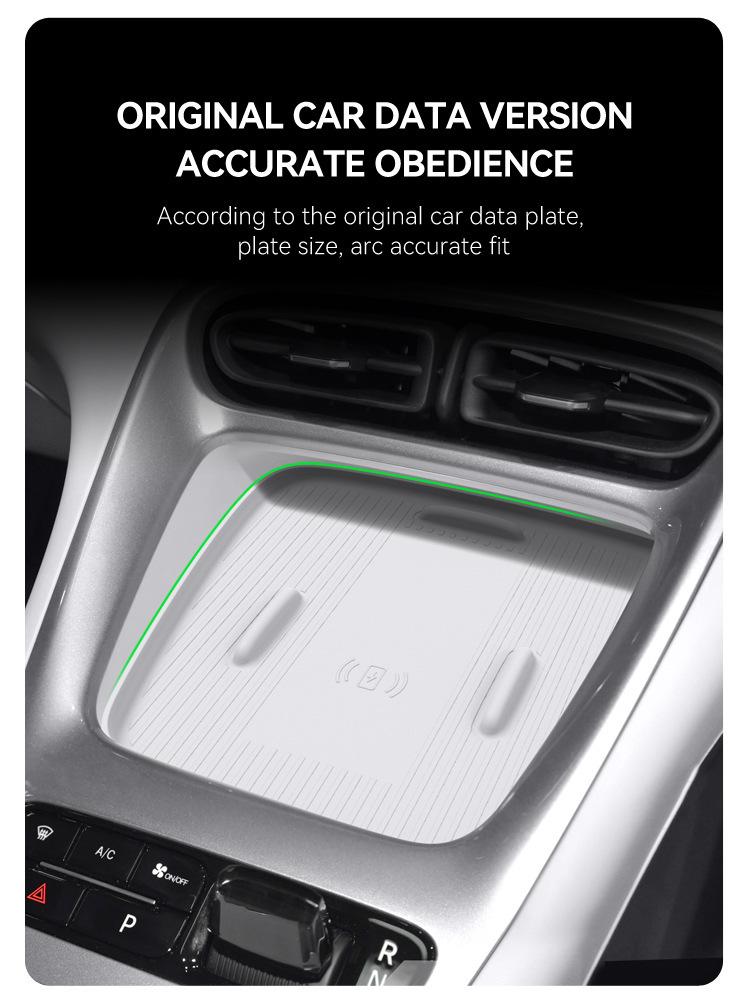 Star Wish EX2 Non-Slip Wireless Charging Silicone Pad for Center Console - Anti-dust Car Interior Accessory for Mobile Phones