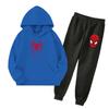 Unisex Kids Hoodie and Jogger Set with Graphic Print and Pockets for Everyday Wear