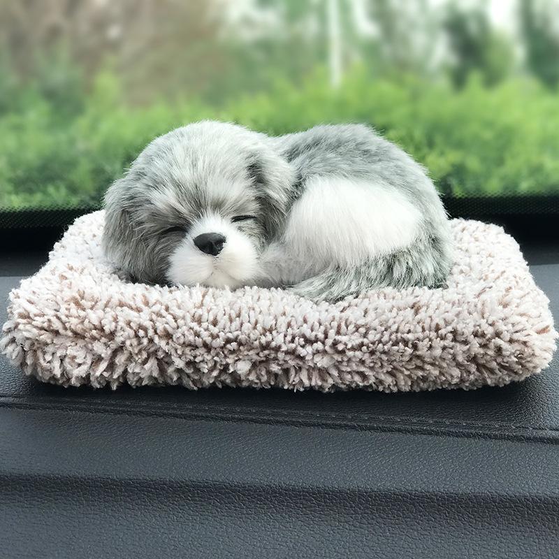 Aktivkohle Hundefigur Auto Dekoration Lufterfrischer Armaturenbrett Zubehör