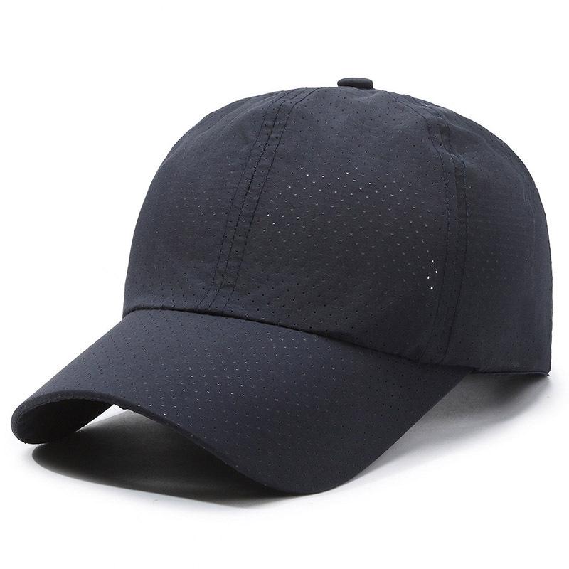 Unisex Sun Protection Quick-Dry Perforated Baseball Cap for Large Heads - Versatile Outdoor Sports Hat