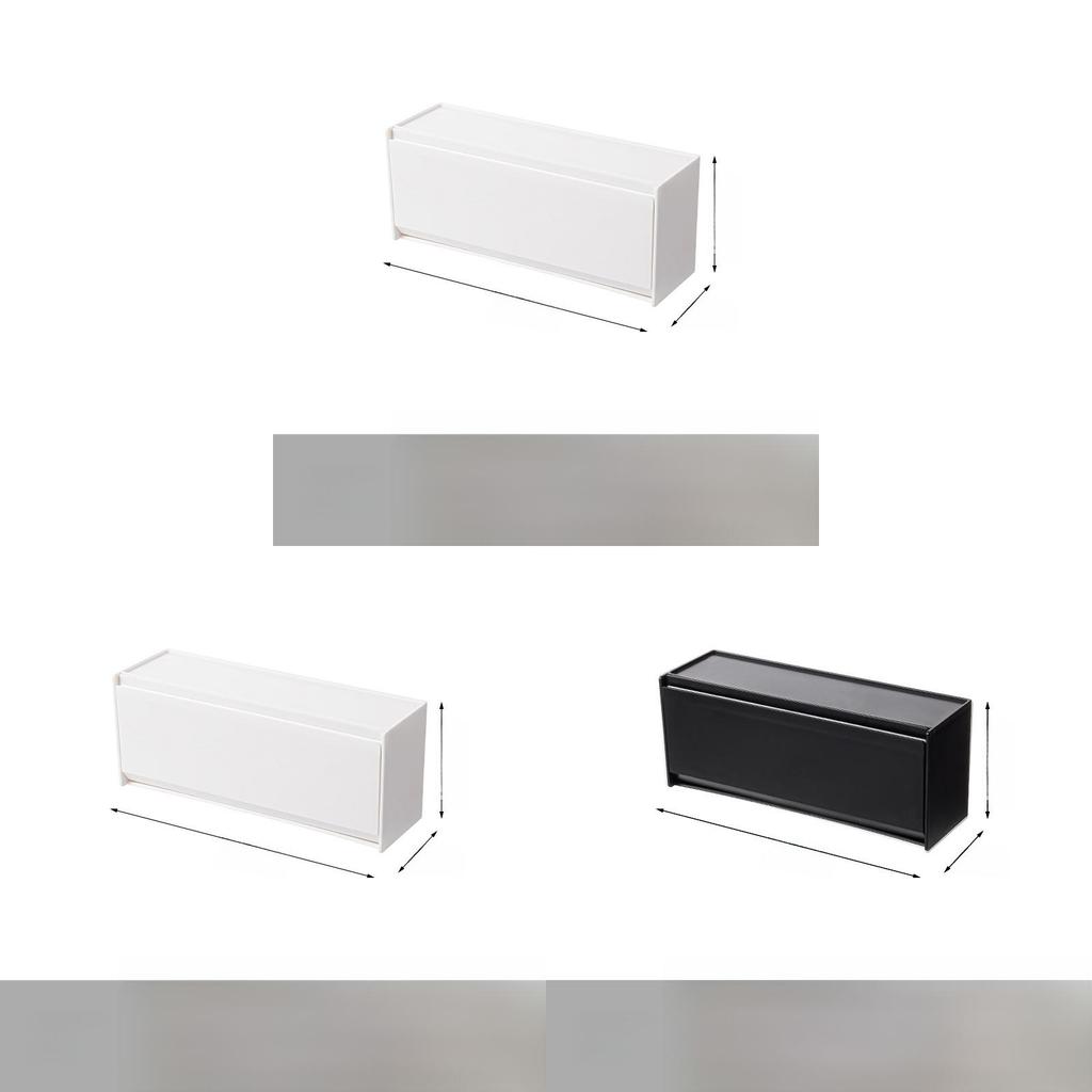 Rectangular Magnetic Storage Box With Lid For Kitchen And Bathroom Organization