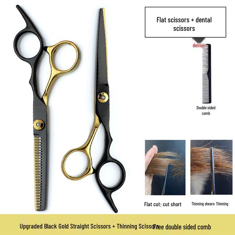 Detachable Hair Cutting & Thinning Scissors Set for Home Use