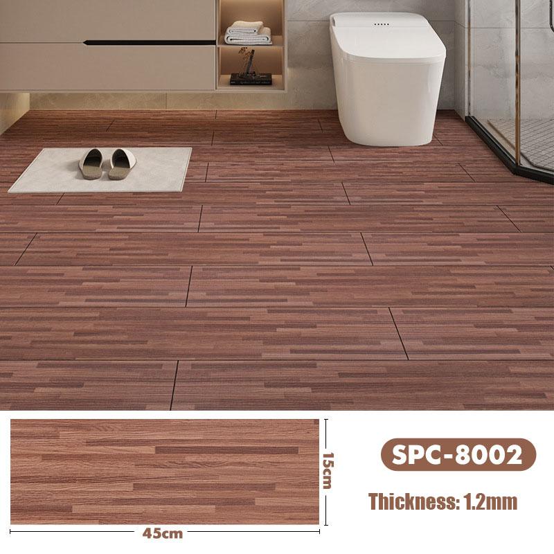 Selbstklebende Holzmaserung Vinyl-Bodenfliesen 1,2 mm Dicke Wasserdicht Abriebfest Abziehen und Aufkleben für Wohnzimmer Schlafzimmer Küche Büro Hotel