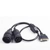 Robustní prodlužovací kabel adaptéru diagnostické linky bagru pro přímou instalaci sCorrectním konektorem Bez pájení 457-6114