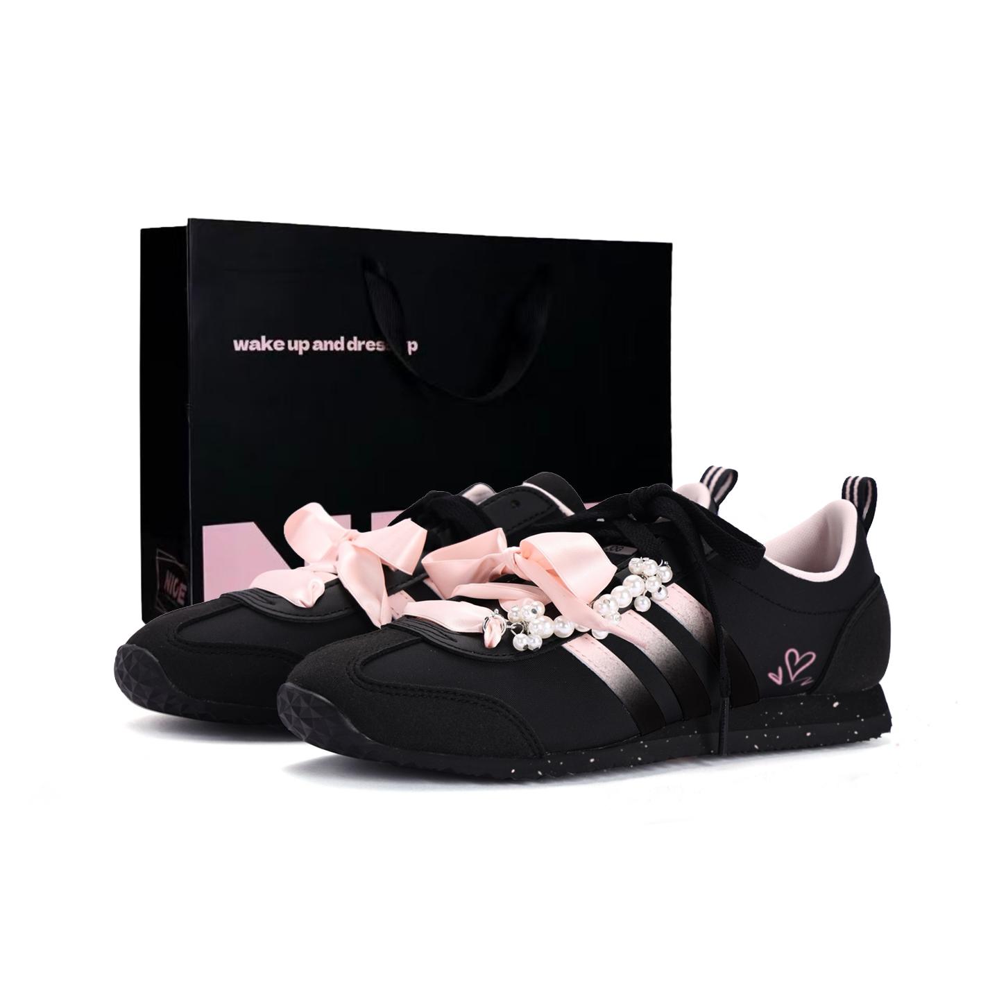 

Adidas VS JOG 2.0 Casual Shoes Unisex Black KH7659(Team59-SBOX) 38⅔