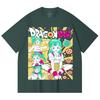 230 Gsm 100% Cotton Dragon Ball V65 Bulma Print Unisex Heavy Cotton T Shirt