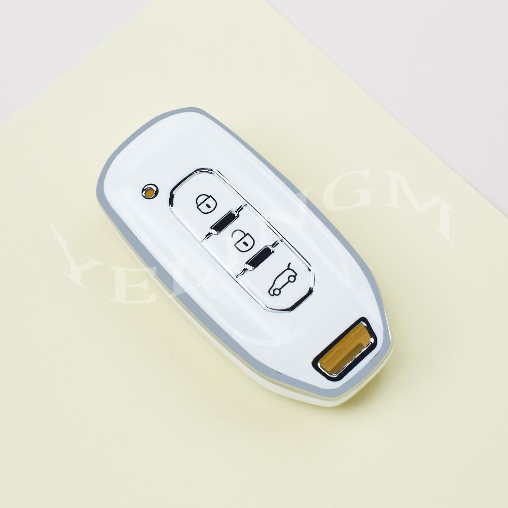 Shell Fob Tpu For Ford Territory Ev Protector Car Smart Remote Key Cover Case Bag Holder Accessories