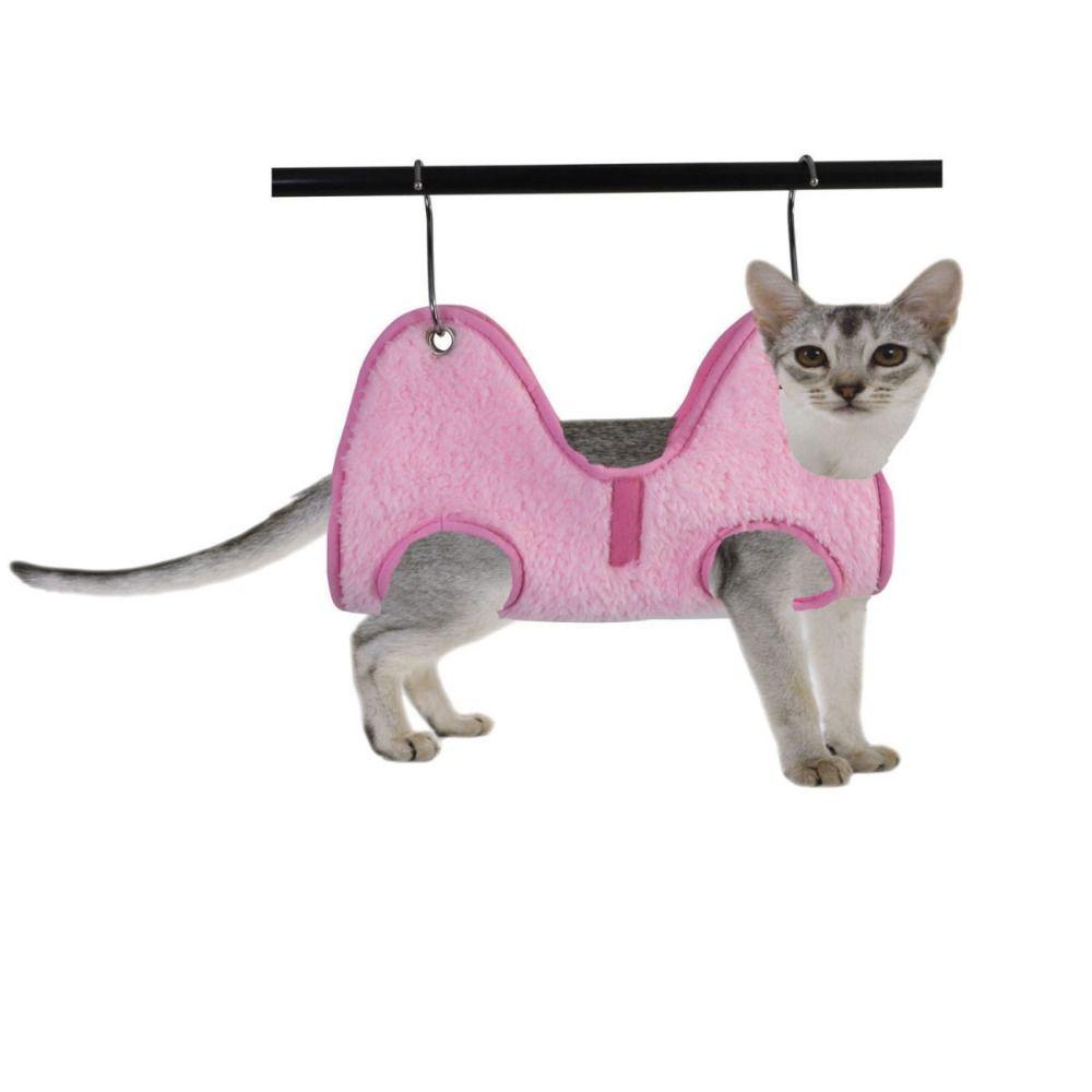 Anti-escape Cat Grooming Hammock Comfortable Cat Hanging Harness Durable Cat Restraint Bag  Bath