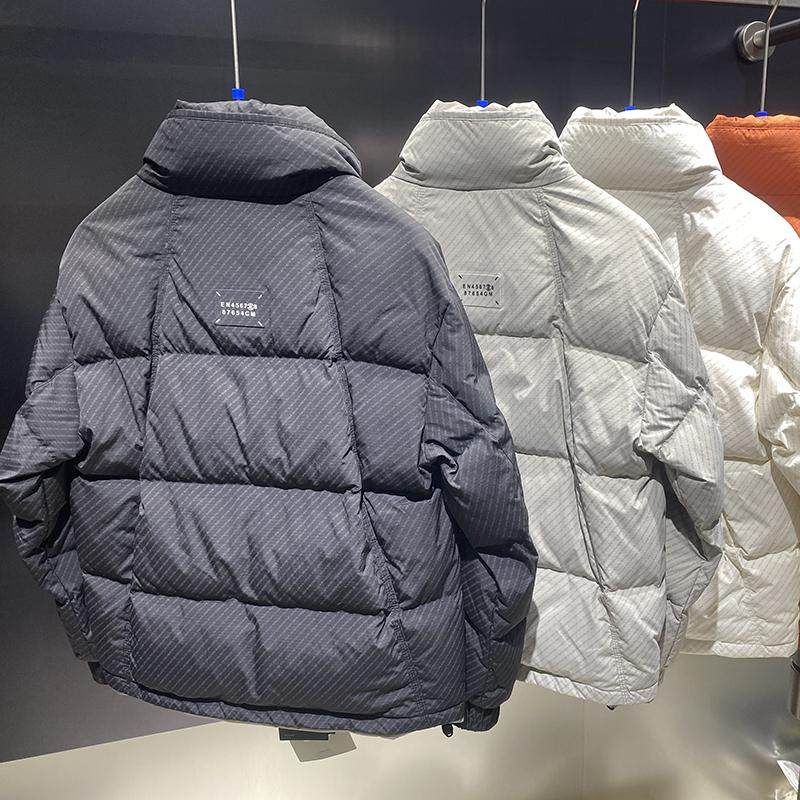 Foreign Trade Tail Goods Stand Collar Warm Thickened Down jacket Men's Winter Short Fashion Brand All-Match Handsome Ruan Handsome Casual Outerwear