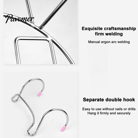 Hanging Railing Planter Holder Holder, Stainless Steel Flowerpot Hanger with Detachable Outdoor Garden Organizer Hook, Round Plant Pot for Balcony