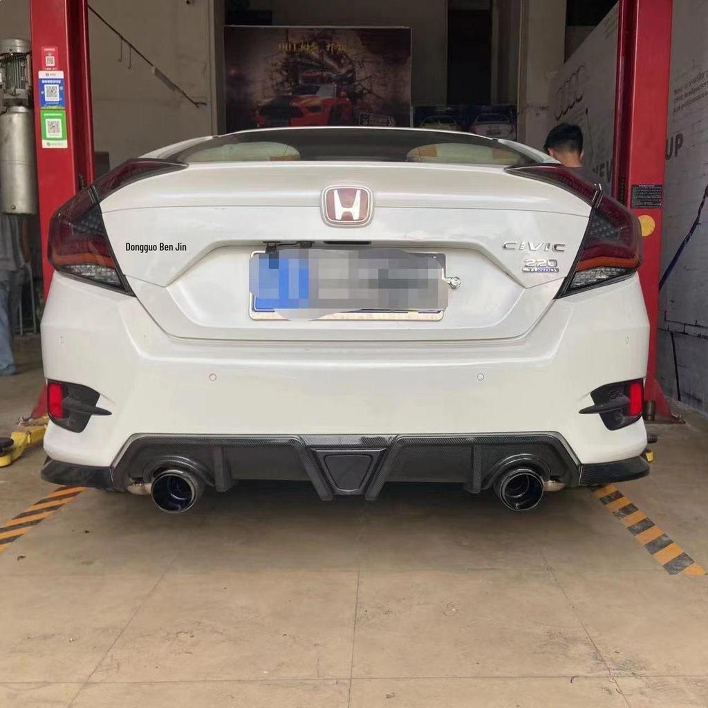 10th Gen Civic Rear Bumper Triangle Tail Light Upgrade