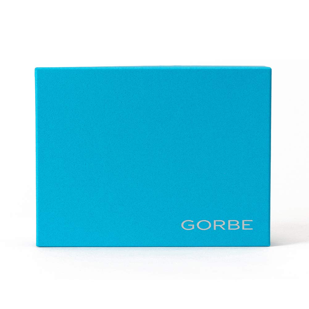 Golbe Rainbow Gold Italian Leather Bifold Wallet, Size S, 1080 Gold