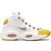 Reebok Question Mid Yellow Toe Unisex Sneakers White Ultraviolet FX4278