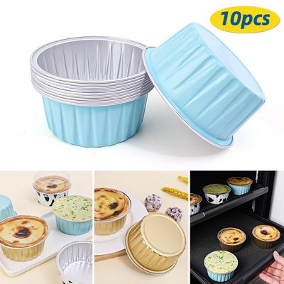 10PCS Baking Aluminum Foil Tinfoil Cups