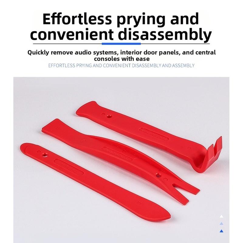 6pcs Car Panel Removal Tools Kit Nail Puller Radio Audio Door Pry Repair Car Clip Trim Dash Removal taller Set Hand Tools