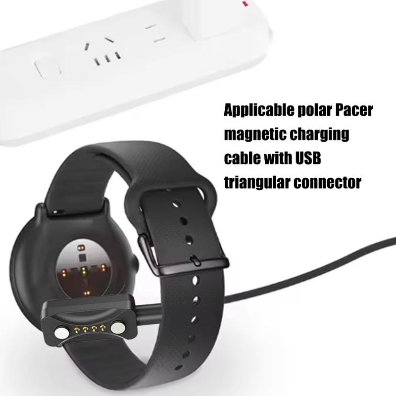 Rapid Magnetic USB Charger Cable for Pacer Smartwatch Secure Connection Lightweight Power Cord Easy Carry