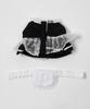 [WEGO] Plush Toy Costume 10cm Plush Clothes Costume Plush Toy Fan Goods Fan Goods Gift Present Women's F Type E (Sheer Lace Maid Set) Black