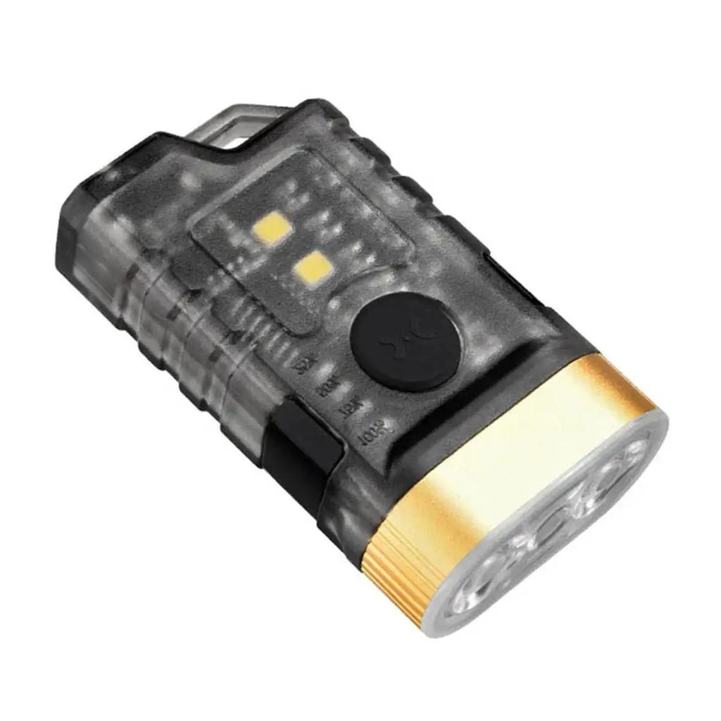 Multifunction Dimming Flashlight Multifunctional Keychain Led Waterproof Usb Rechargeable Flashlights With Magnet Clip On Pocket