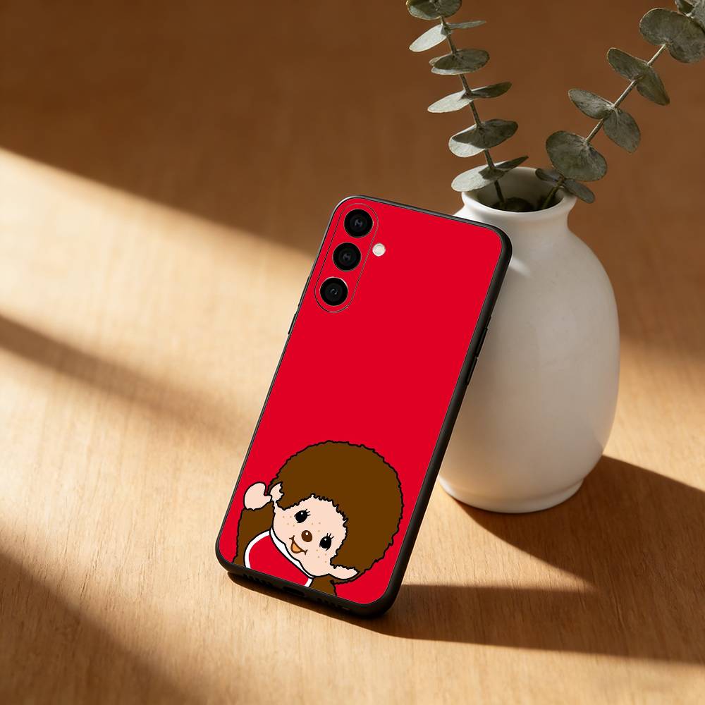 Cartoon M-Monchhichis Phone Case For Samsung Galaxy A20,21s,22,31,32,52,53,72,73,80,91 Soft Black Shell