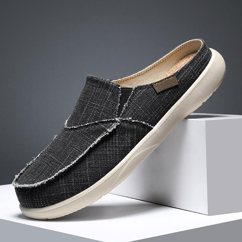 Large size lazy shoes half slippers lightweight summer casual bag head wear-resistant driving shoes