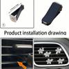 6PCS/5PCS/3PCS/1pc Rhinestone Flower Car Air Vent Decor, Crystal Rhinestone Vehicle Air Vent Outlet Clip