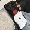 Cute Apple Puppy Suitable for Apple 15/14promax Jelly Mobile Phone Case 13/12 Set 16 16pro Soft 11