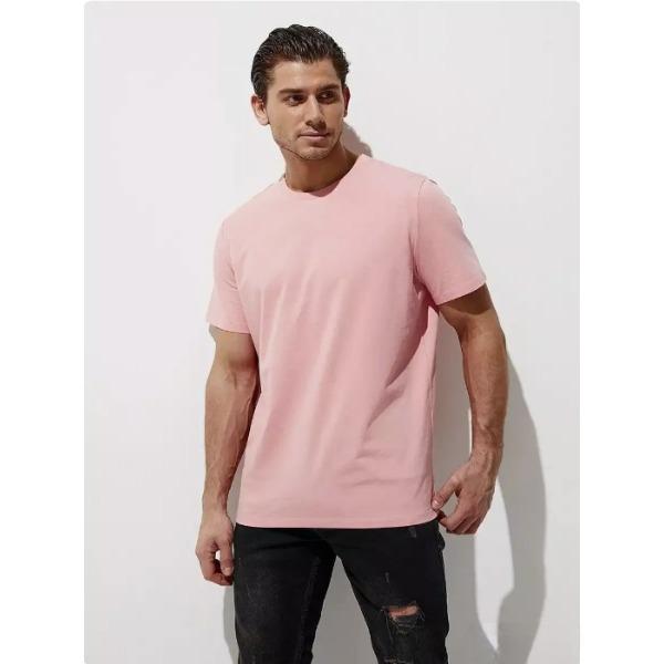 Men's Simple Basic Multi Color Daily Wear Top Solid Color Short Sleeve T-shirts