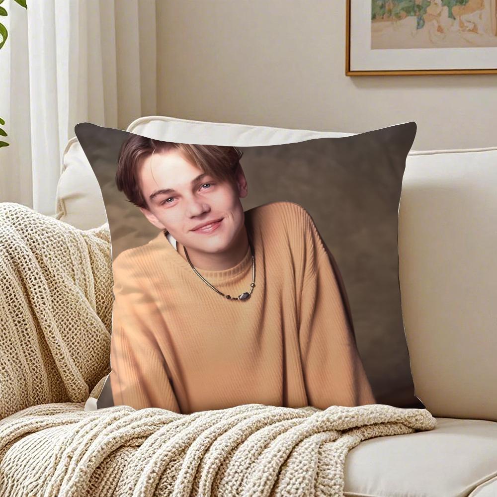 Fashion LLeonardo DiCaprio Cushion Cover Pillowcase Antidustmite living Room Sofa Decor Cushion Room