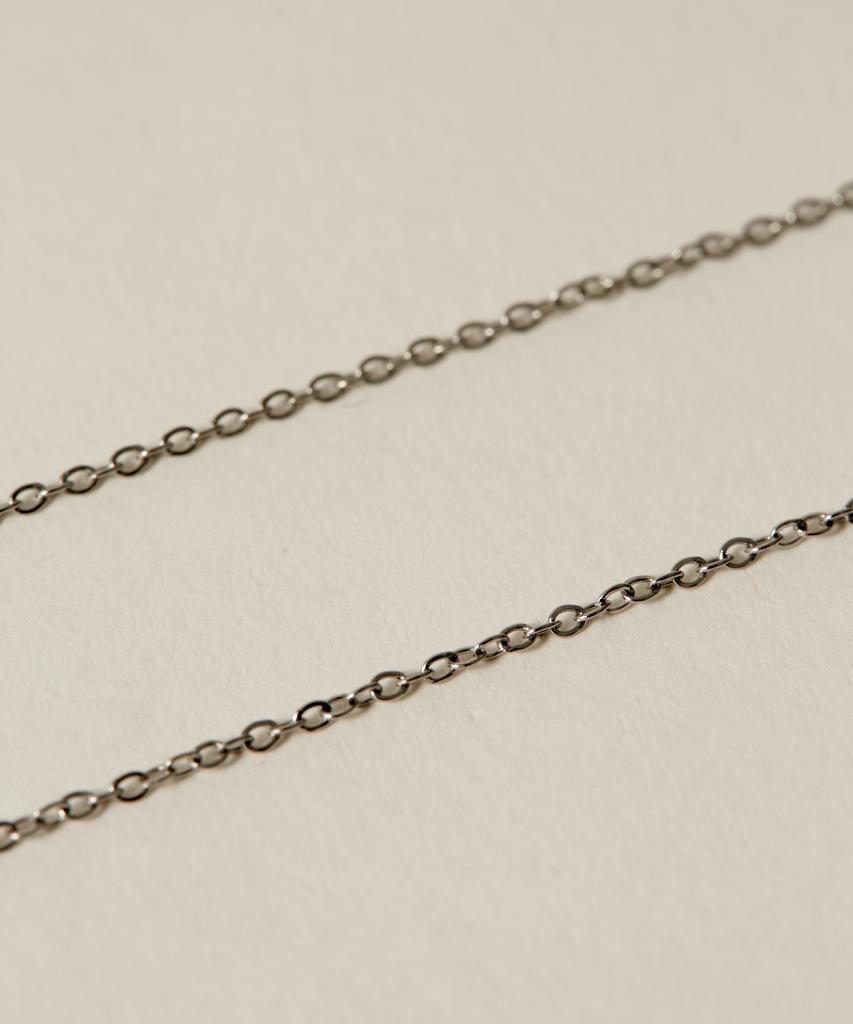 Novice Tokyo Single Baroque Pearl Necklace [Stainless] / Silver