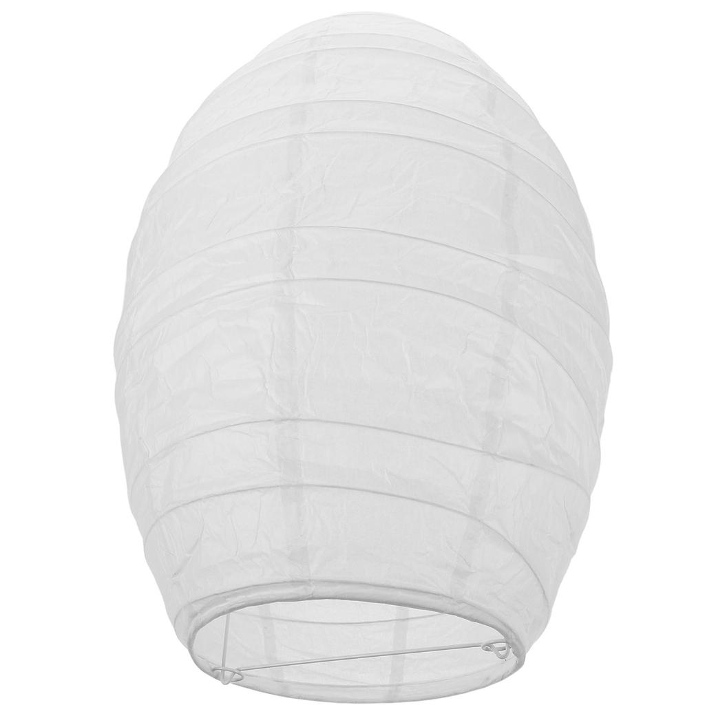 Handmade Oval Paper Lantern Shade Foldable Pendant Lampshade Ceiling Hanging Lamp Cover for Home Decor Bedroom Living Room
