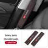 For KIA Leather Car Seat Belt Protector Pad Shoulder Strap Cover Interior Accessories Sorento Stinger Soul Spectra Niro Cadenza QJ2