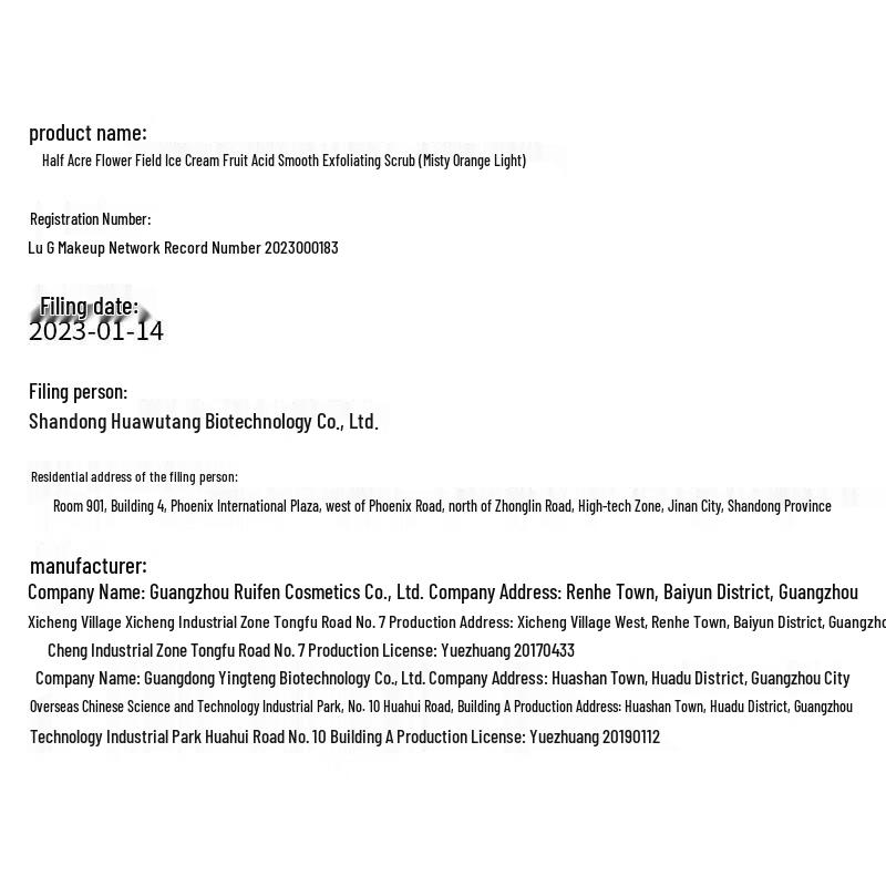 Half Acre Flower Field Body Scrub