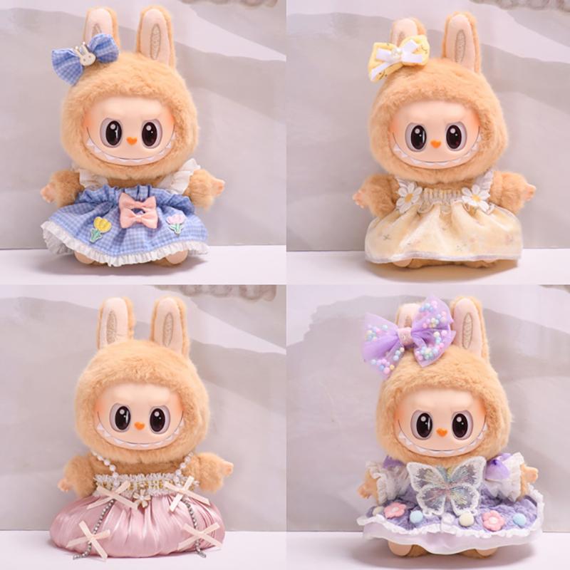 

Clothes For Labubu Dolls Accessories Stylish Kawaii Outfit Set Suitable