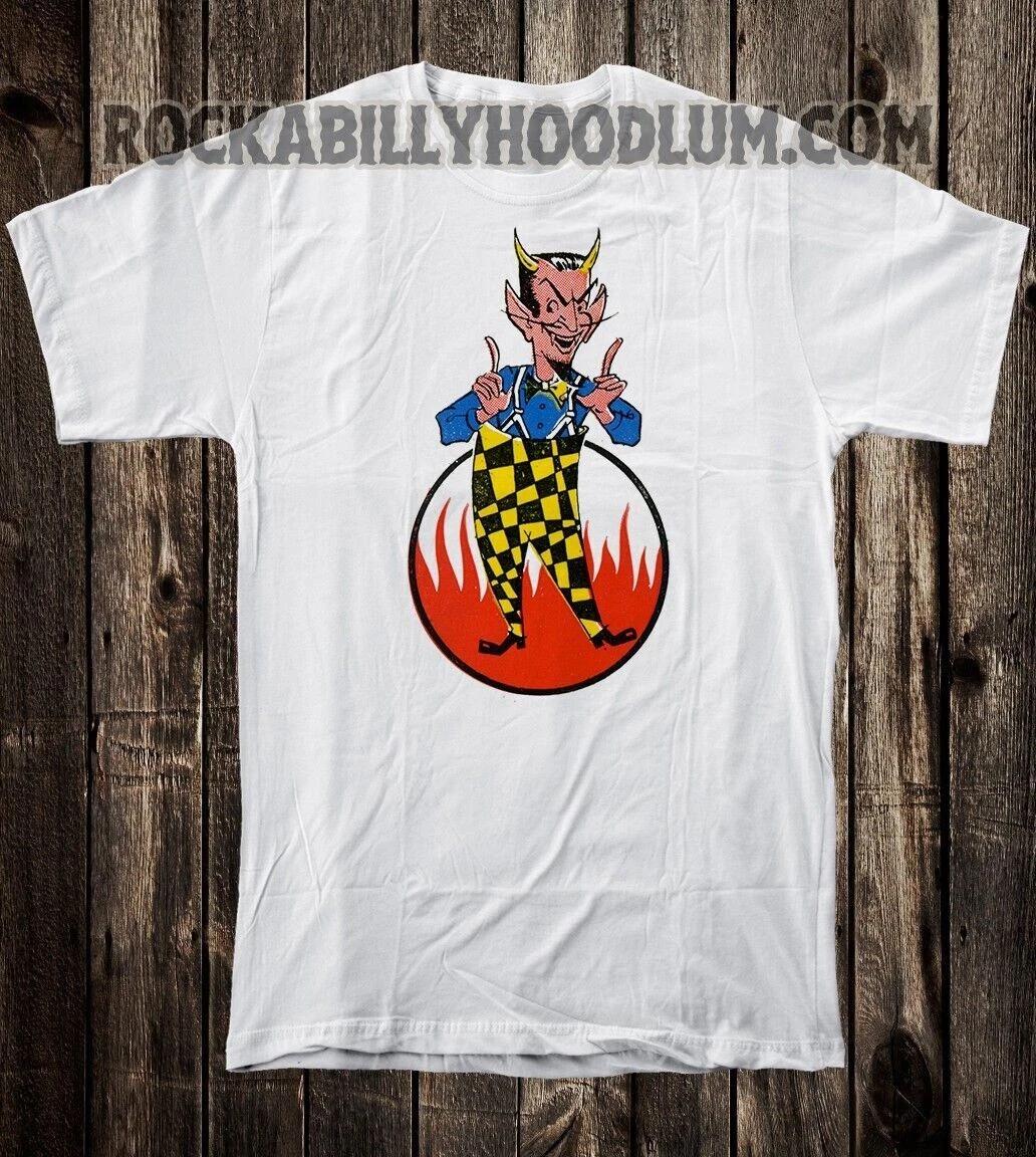 

Retro Hot Rod Tee T Shirt Drag Race Racing Speed Shop Impko Devil S