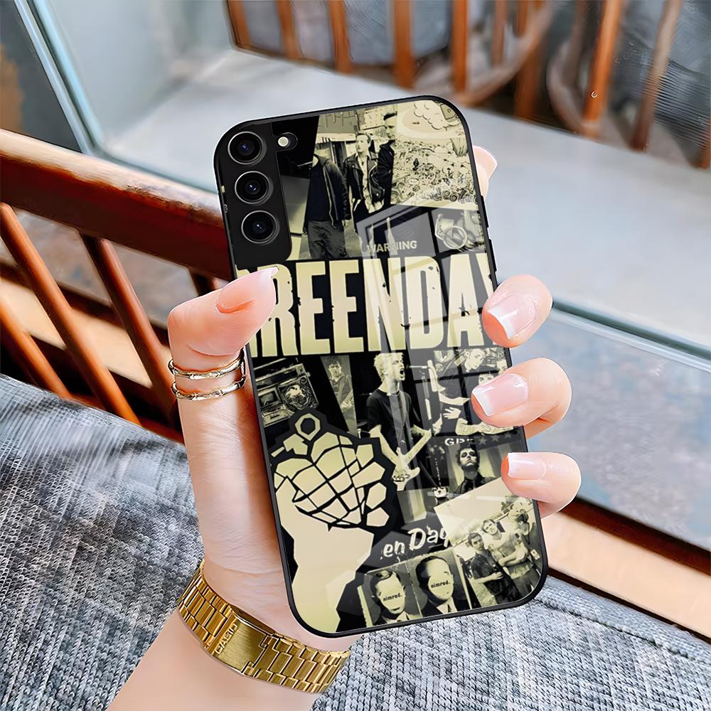 G-Green Day Phone Case For Samsung S26 S25 Plus S20 S20 Plus S22 Ultra S23 FE S21 Plus S21 Ultra Glass Cover