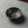 Japanese Style Ceramic Sauce Dish Seasoning Small Snack Dish Dipping Dish Seasoning Bowl Gold Edged Black