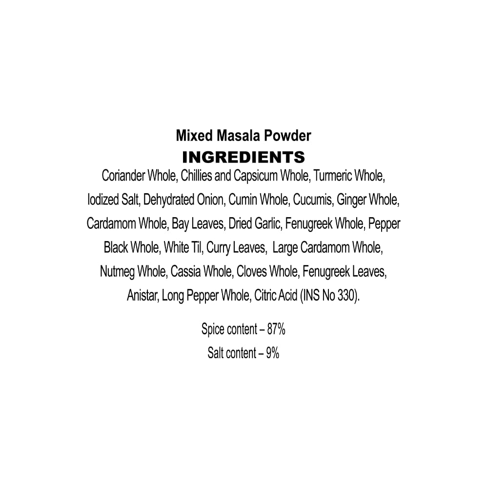 Catch Küchenkönig 100g Masala-Pulver-Packung – Premium Indische Gewürzmischung für Geschmackvolles Kochen und Vielseitige Rezepte