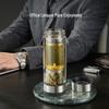 Supor Double Wall Glass Tea Infuser Mug
