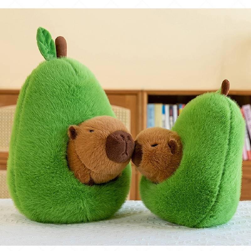 Cute Avocado Guinea Pig Capybara Plush Toy Hide And Seek Cat Stuffed Animal Gift Exchange